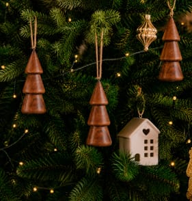 Winter Luxe Christmas Tree Decoration 3 Pack