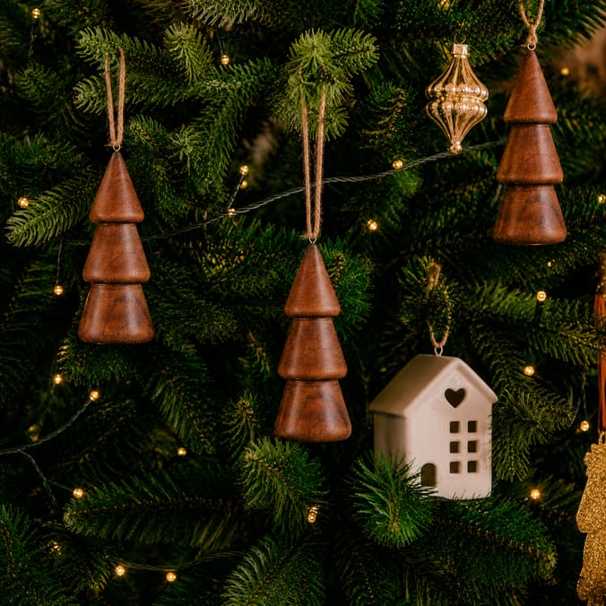 Winter Luxe Christmas Tree Decoration 3 Pack