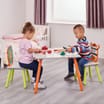 Liberty House Toys Kids Lion and Zebra Table and Two Chairs Set