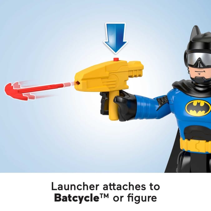 Imaginext DC Super Friends Batcyle XL & Batman HNM32