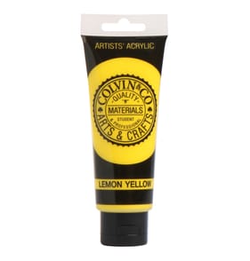  Colvin & Co Artists' Acrylic Colour Paint 120ml - Lemon Yellow