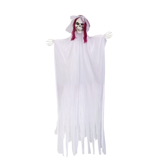Haunted House Light Up Animated Hanging Ghost Bride