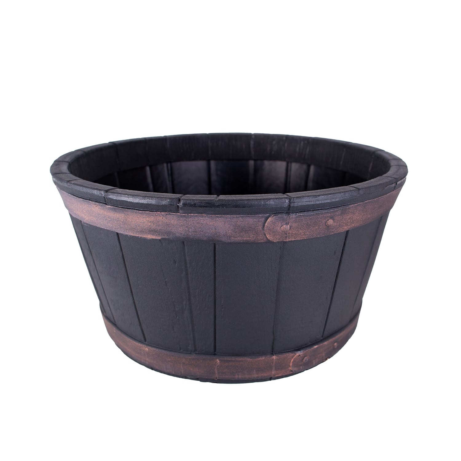 Strata Oakwood Barrel Planter/Trough | Home Bargains