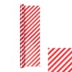 Festive Feeling Luxury 6M Cellophane Wrap - Candy Cane Stripes