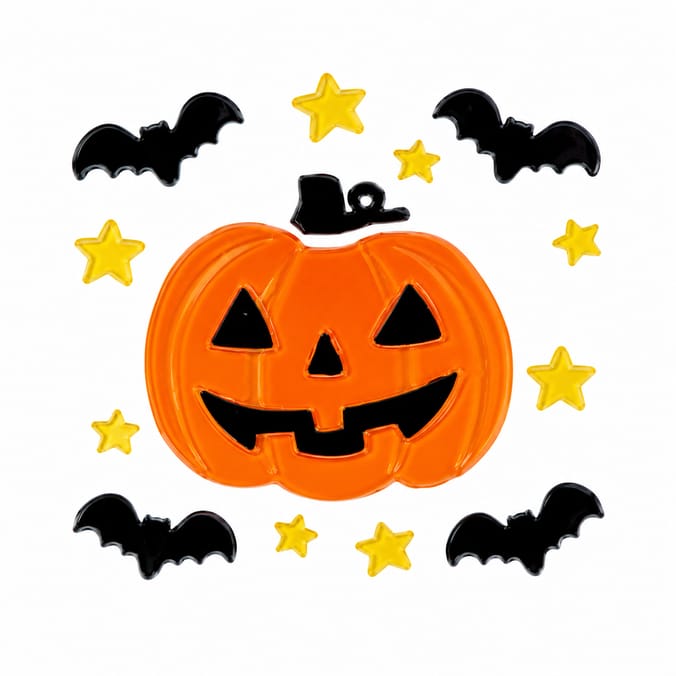 Hallow Scream Gel Window Decorations