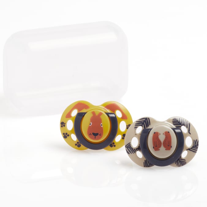 Tommee Tippee Fun Soother 2 Pack 18-36m Patterned