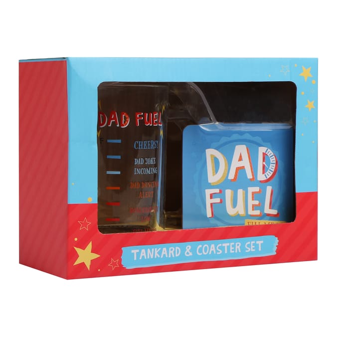 Dad You're A Legend Tankard & Coaster Set - Dad Fuel