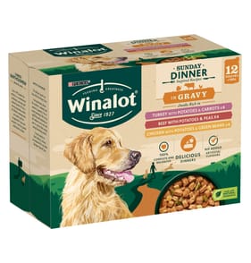 Winalot Sunday Dinner Wet Food Pouches 100g x12