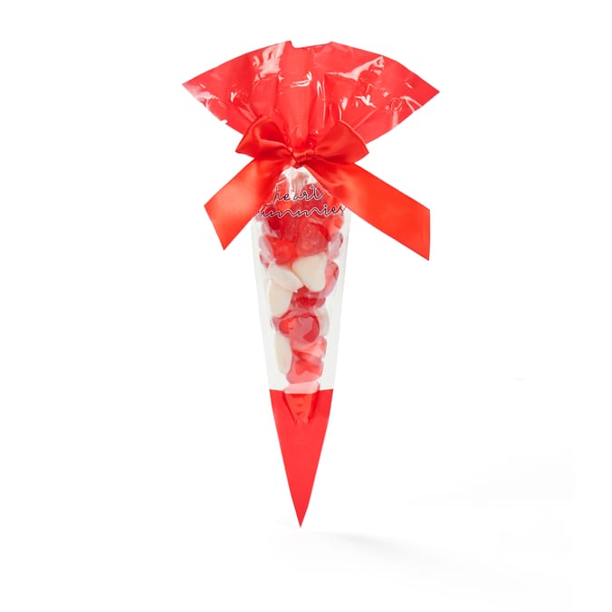 Valentines Gummy Heart Cone