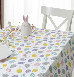 Spring Time Wipe Clean Tablecloth - Eggs