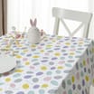 Spring Time Wipe Clean Tablecloth - Eggs