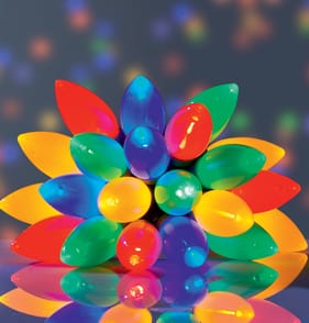 Prestige 50 LED Multi Colour Bulb String Lights