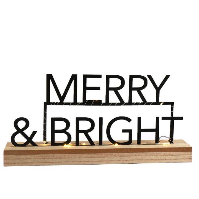 Nordic Spirit LED Christmas Plaque