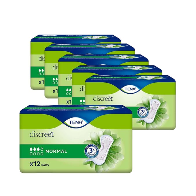 Tena Lady Normal 12s Pads Incontinence Pads x6