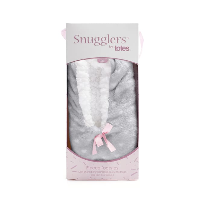 Snugglers Fleece Footsie Slippers