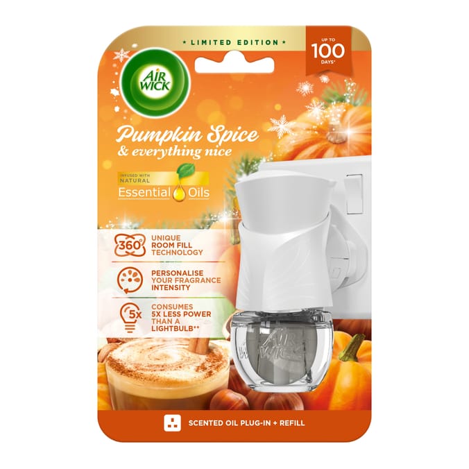 Air Wick Electrical Plug In 19ml - Pumpkin Spice & Everything Nice