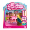 Barbie Mini Barbieland Doll & Vehicle Set With 1.5-Inch Doll & Dream Boat With Color-Change HYF41
