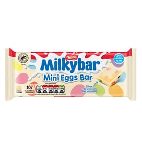 Milkybar Mini Eggs White Chocolate Sharing Bar 100g