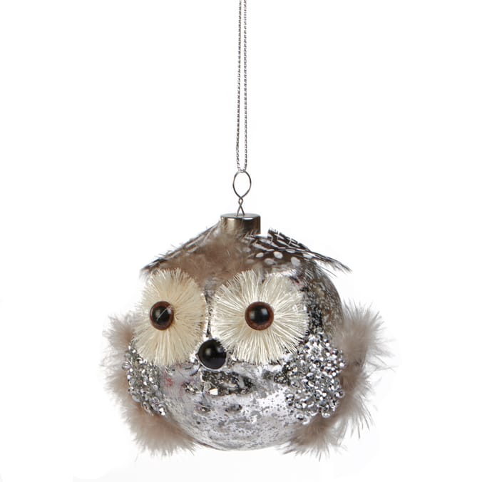 Nordic Spirit Hanging Decoration - Owl Bauble