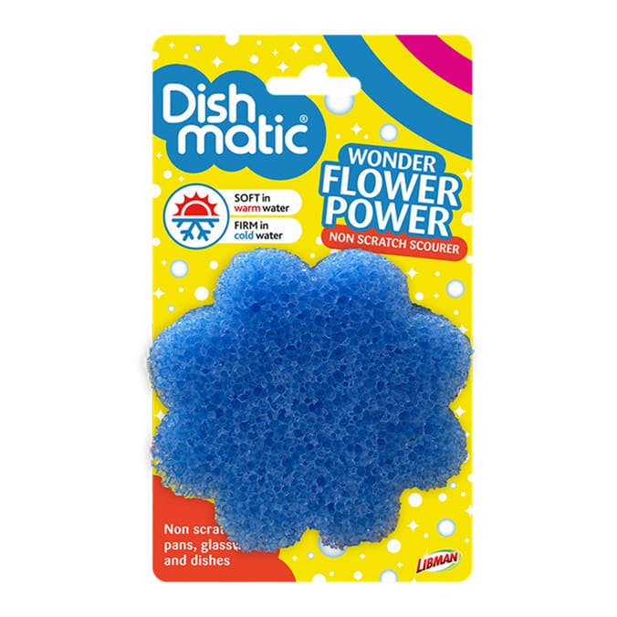 Dishmatic Wonder Flower Power Scrub Scourer