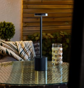 Prestige USB Rechargeable Easy Tough Table Lamp - Black