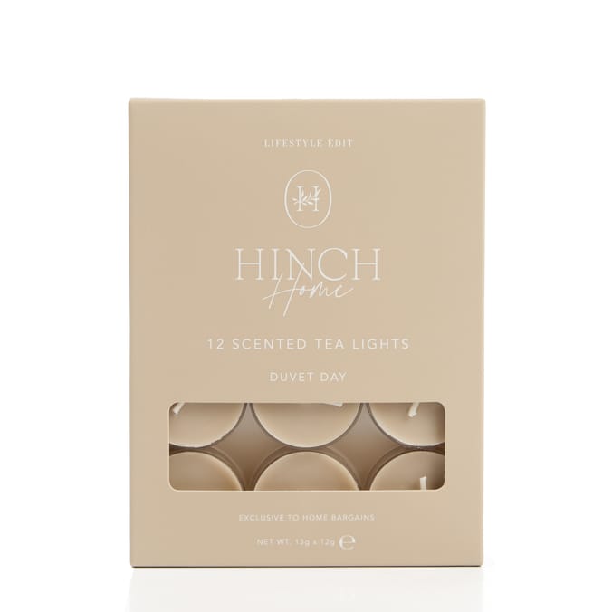 Hinch Home Scented Tealights 12 Pack - Duvet Day