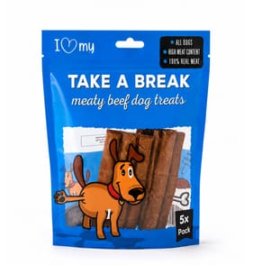 I Love My Take A Break Meaty Dog Treats 5 Pack - Chicken