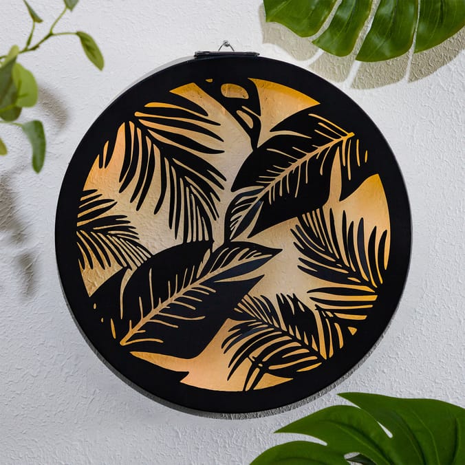 Firefly Metal Wall Art Solar Light