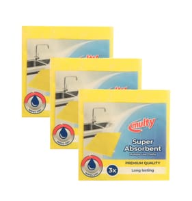 Multy Super Absorbent Multiple Use Cloth 3 Pack x3