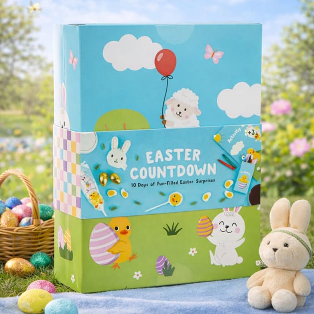Happy Easter Countdown Surprise Box | Home Bargains