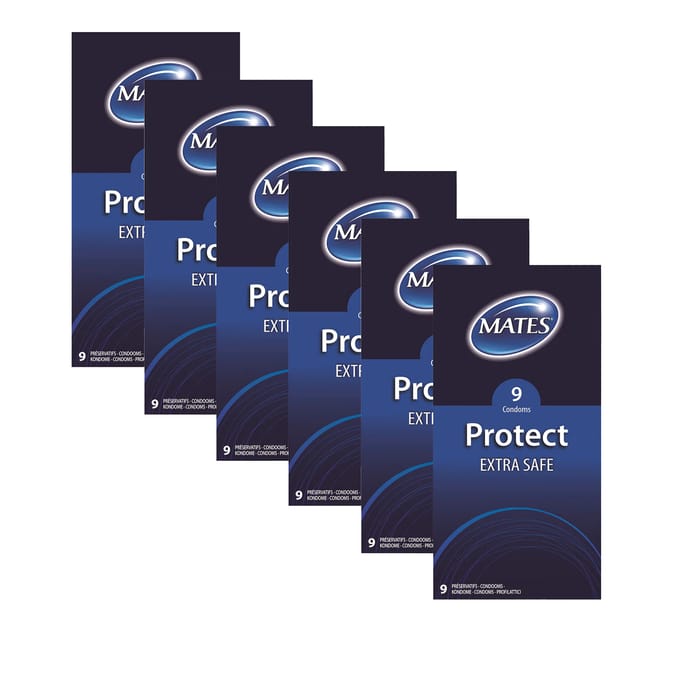 Mates Protect Extra Safe Condoms x6