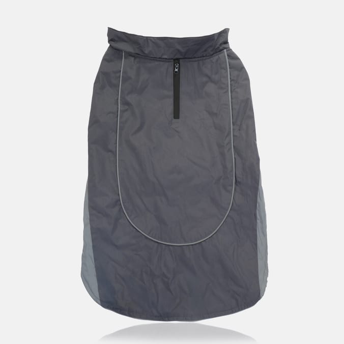 My Pets Dog Coat with Reflective Panels Grey