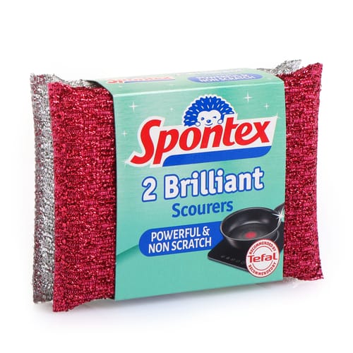 Spontex Faser Plus – 3 Stück Spülschwämme Mit Fett-Stop!