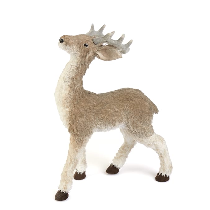 Winter Charm Standing Christmas Deer Decoration