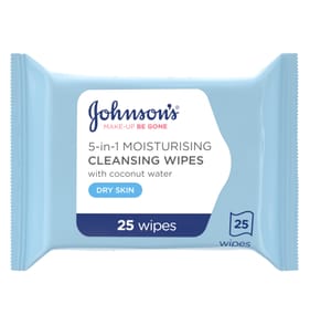 Johnsons Make-Up Be Gone 5-in-1 Moisturising Cleansing Wipes 25s