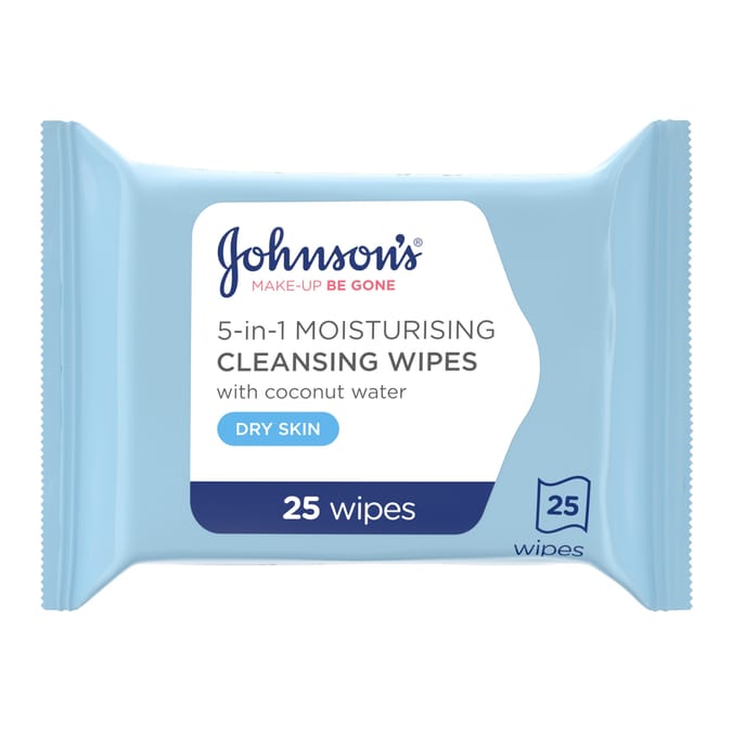 Johnsons Make-Up Be Gone 5-in-1 Moisturising Cleansing Wipes 25s