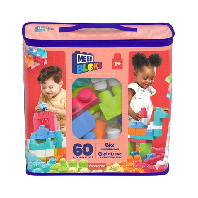 Mega Bloks Big Building Bag 60 Pieces