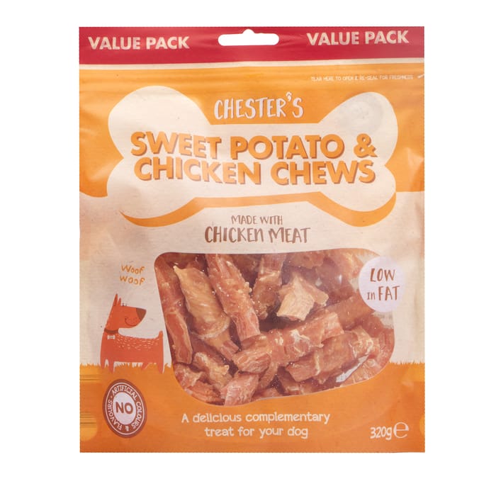 Chester's Sweet Potato & Chicken Chews