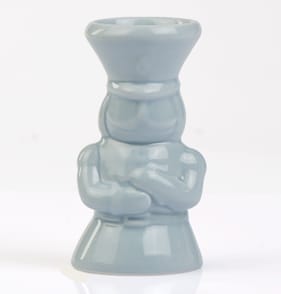 Joyful Nutcracker Candle Holder - Blue