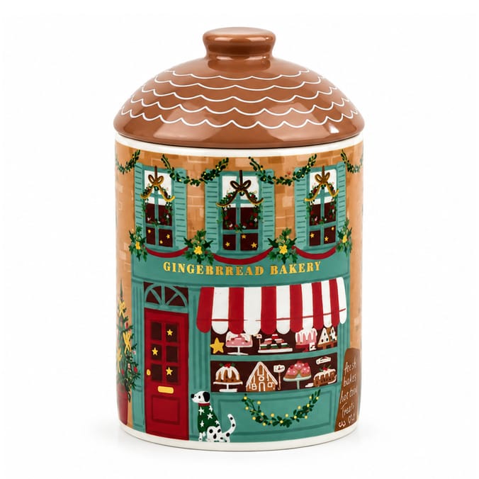  Christmas Ceramic Scented Candle 220g - Gingerbread Bakery 