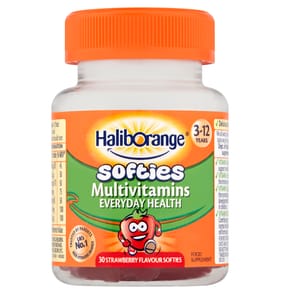 Haliborange Softies Multivitamins 3-12 Years 30 Softies  - Strawberry Flavour 