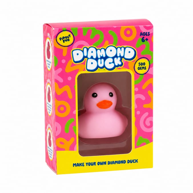 Fidget Fun Make Your Own Diamond Duck Assorted