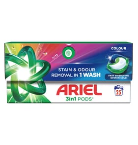 Ariel 3in1 Pods Washing Liquid Capsules 25 Washes