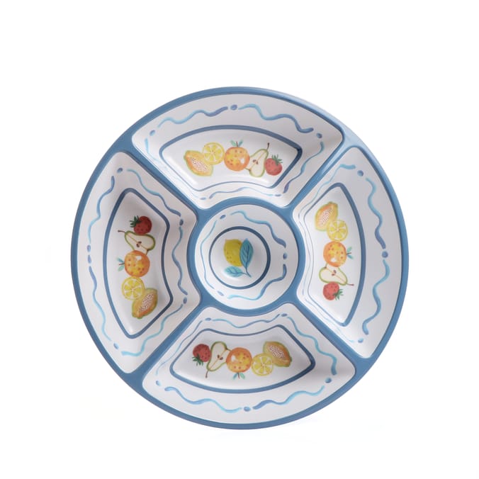 The Outdoor Edit Five Section Tray - Blue