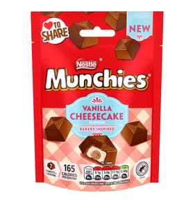 Munchies Vanilla Cheesecake Flavour Chocolate Sharing Bag 97g