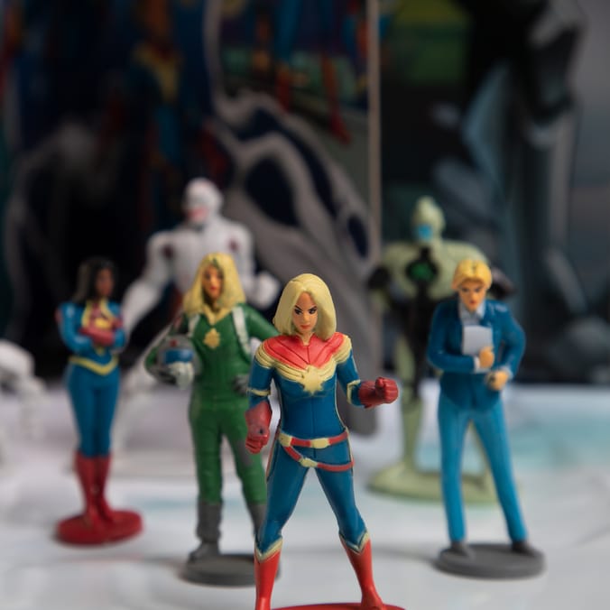 Captain Marvel Busy Book