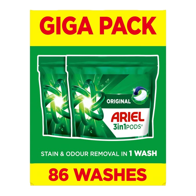 Ariel 3in1 Pods Washing Capsules 86 Washes