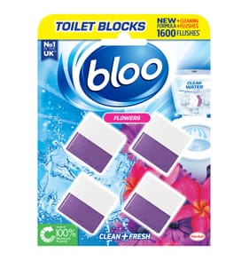 Bloo Toilet Blocks 4x 50g - Flowers