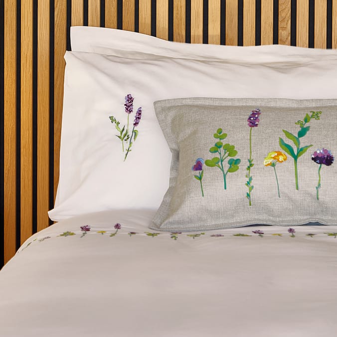 The Lifestyle Edit Embroidered Cushion
