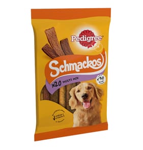 Pedigree Schmackos Adult Dog Treats 20 x 144g - Meaty Multi Mix